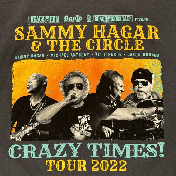 Sammy Hagar Concert T-Shirt size LRG - Picture 4 of 7